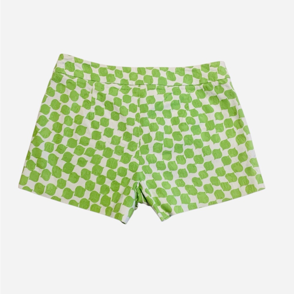 Trina Turk Women’s Green & White Geometric Corbin 2 Shorts. Size 2 - Picture 11 of 15